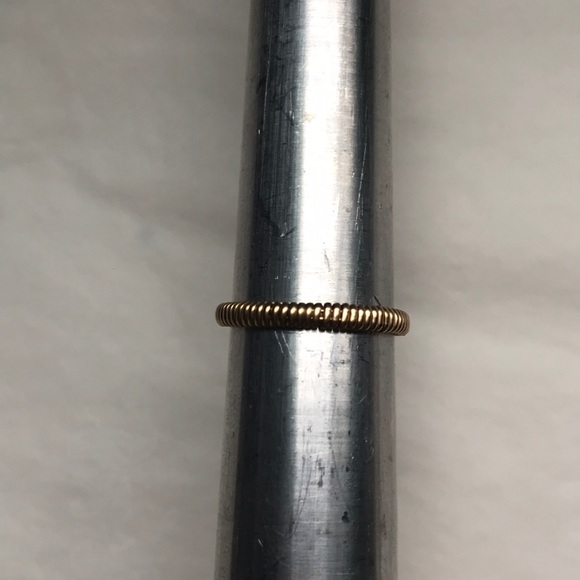 Gold filled wire wrapped aquamarine ring - Picture 8 of 8